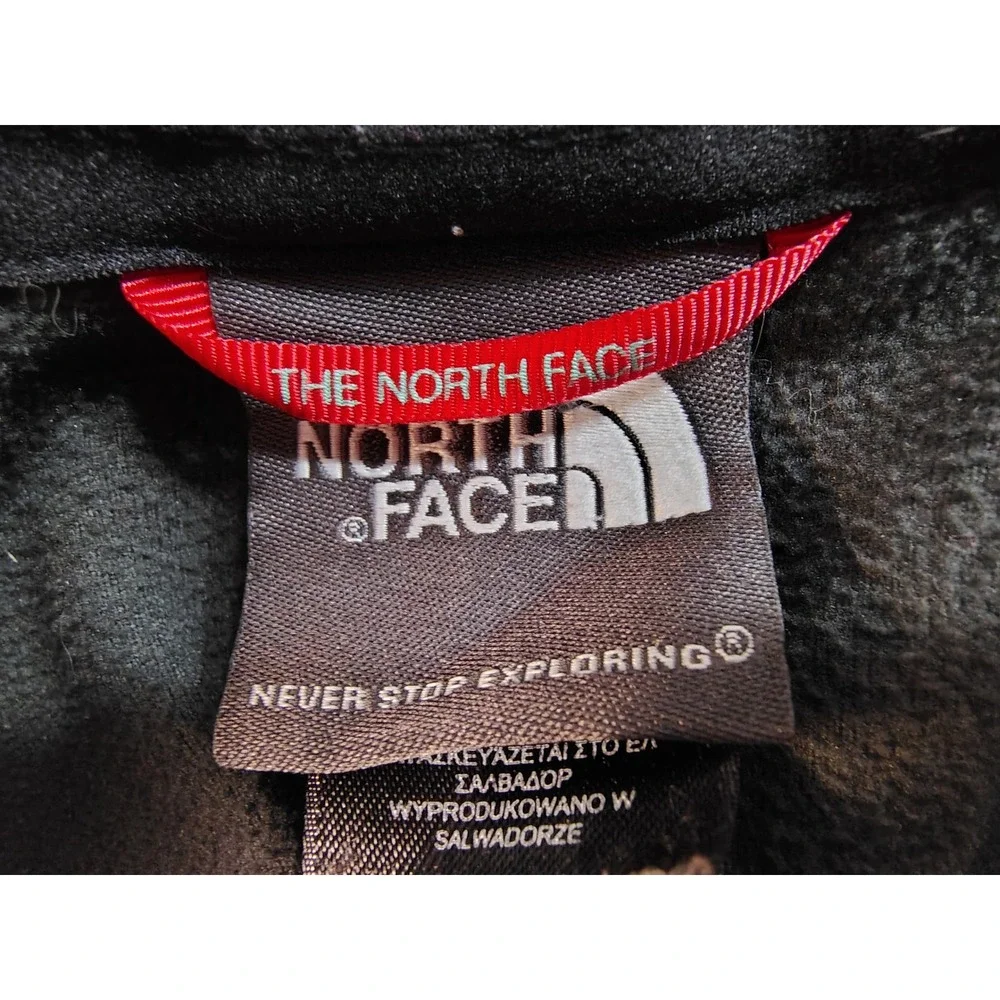 The North Face Mens Sz S FlashDry Quarter Zip Fleece Pullover Gorpcore Black Top